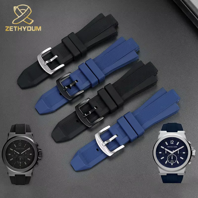 Bracelet de montre en caoutchouc Silicone pour hommes