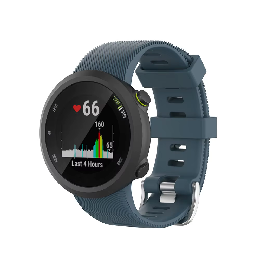 HeroIand-Bracelet de montre en silicone souple pour Garmin Forerunner