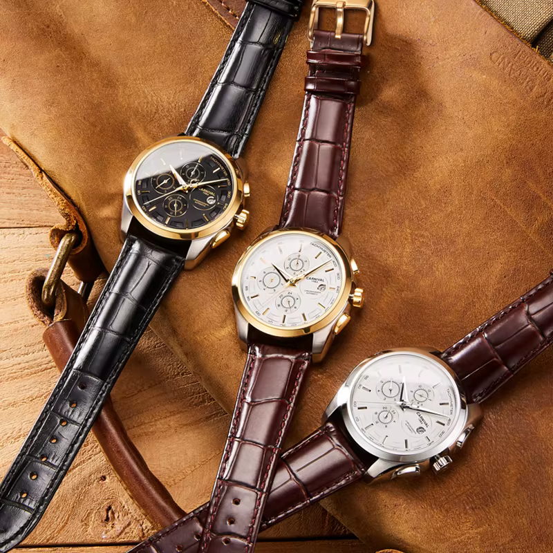 Relogio masculino – montre automatique de carnaval pour hommes