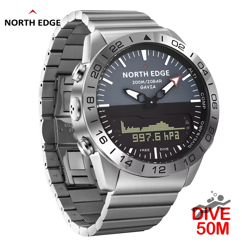 NORTH EDGE – montre de plongée pour hommes