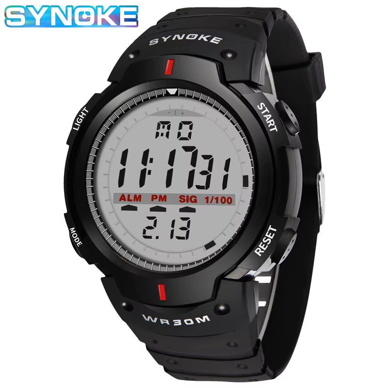 SYNOKE – Montre-bracelet de sport pour hommes