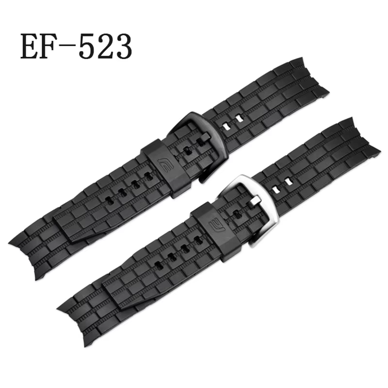 Pour Casio Edifice série Bracelet EF-550/EF523 bracelets de montre en caoutchouc