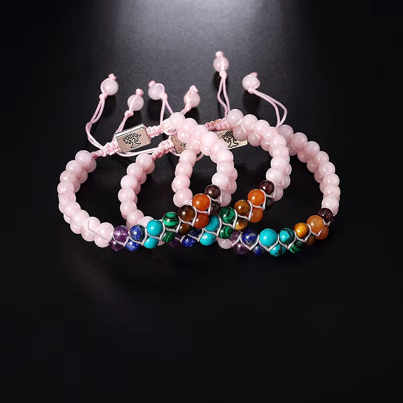 Bracelet de méditation yoga à 7 chakras