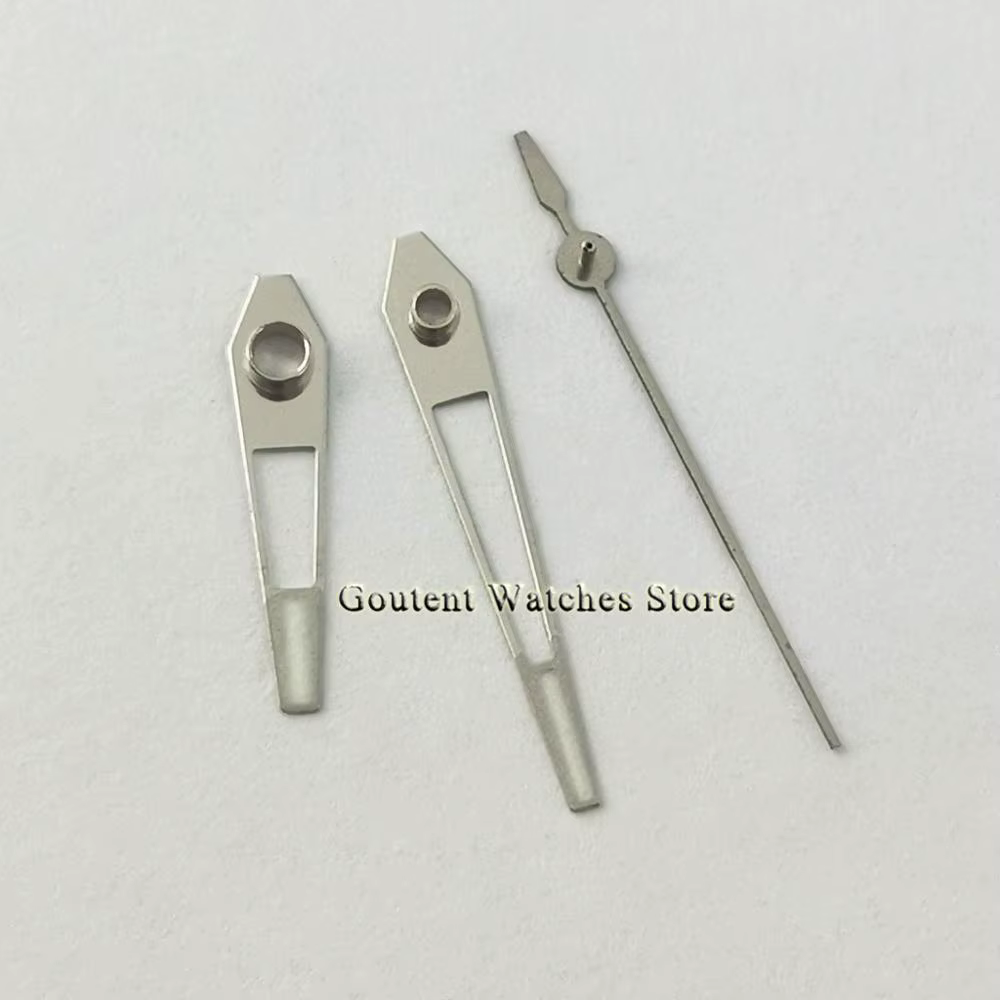 Aiguilles de montre lumineuses vert jaune argent/or Rose adaptées au mouvement automatique Miyota 8215/2813/8N24