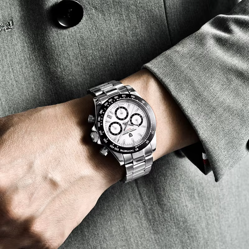 Nouvelle montre-bracelet de luxe à quartz PAGANI DESIGN Chronographe 2026 pour homme