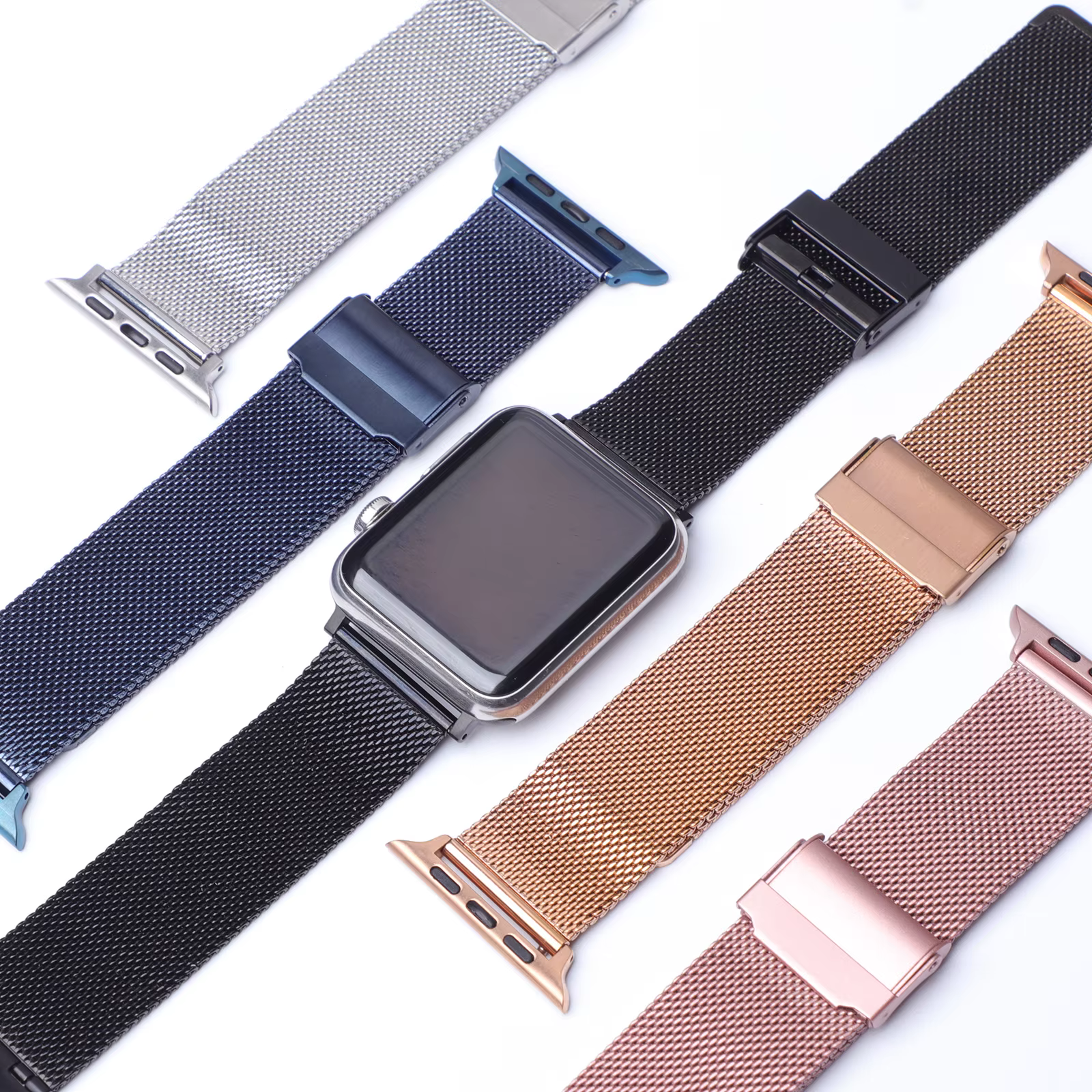 Bracelet milanais pour Apple Watch Ultra 3 2 49mm 44mm 42 46 44 40 41 45 38mm
