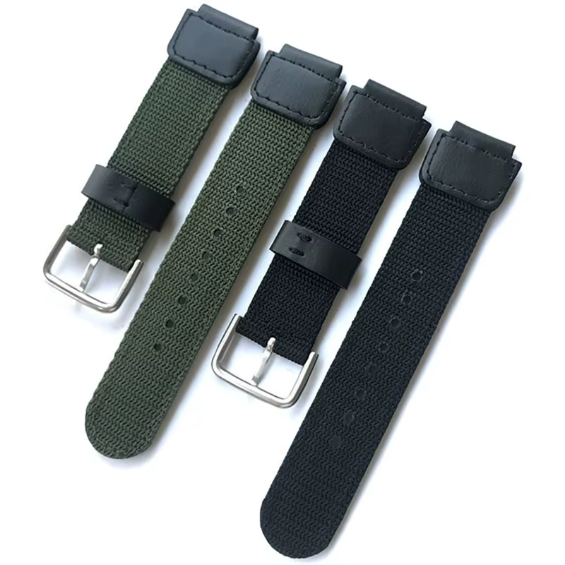 Bracelet en toile pour Casio SGW-300H 400H 500H MRW-200H AE-1000W AE-1300/1200 W-S200H W-800H W-216H