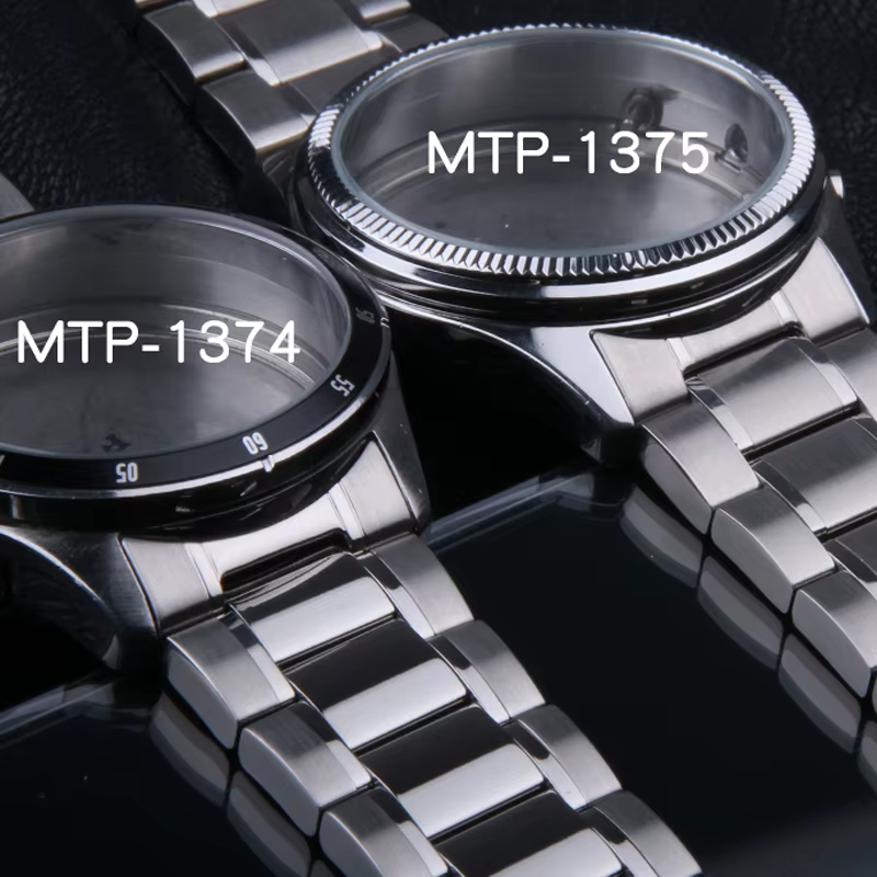 Bracelet de montre en acier inoxydable pour casio Swordfish MTP-1374 MTP-1375 MDV-106