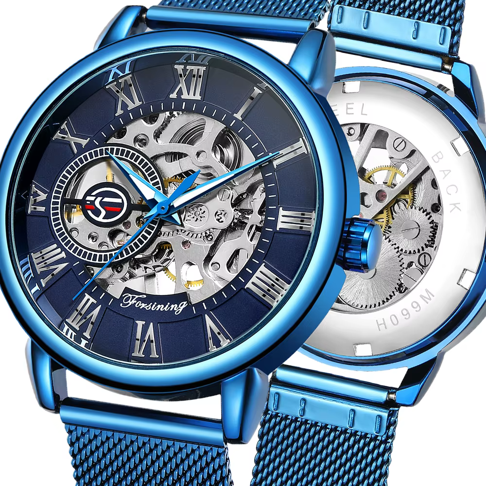 Forsining – montre squelette mécanique étanche 3ATM pour hommes