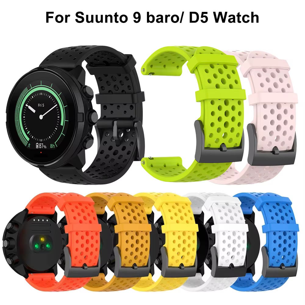 Bracelet de rechange en silicone pour Suunto 9 Baro