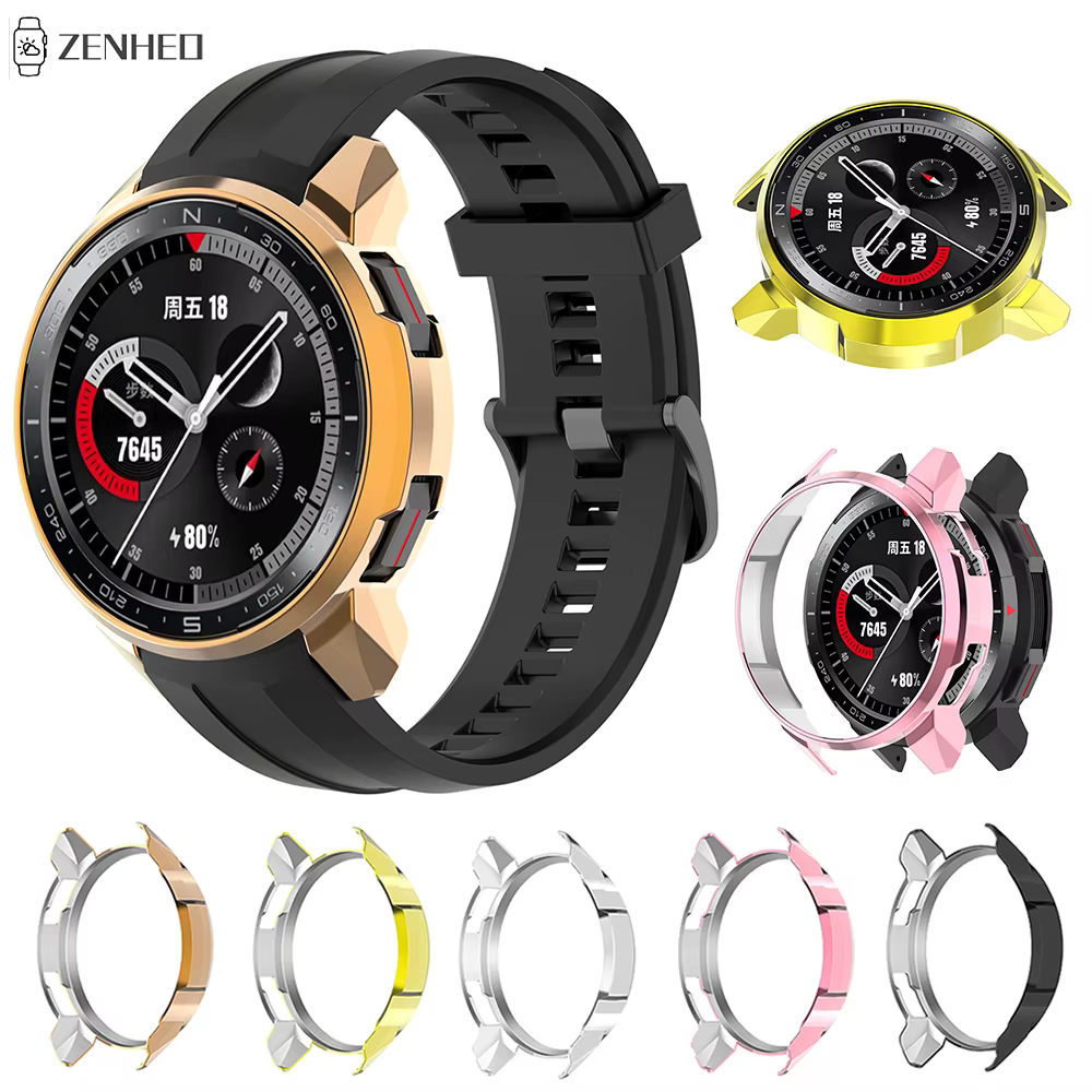 Étui de protection PC galvanisé pour Huawei Honor Watch GS Pro
