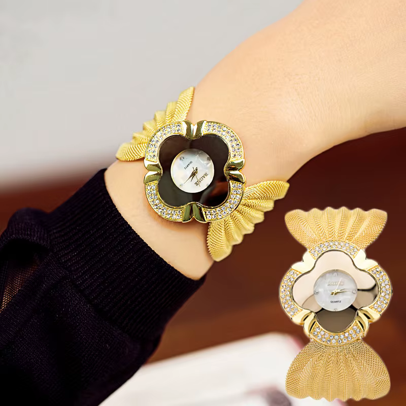 Montre-bracelet en maille pour femme