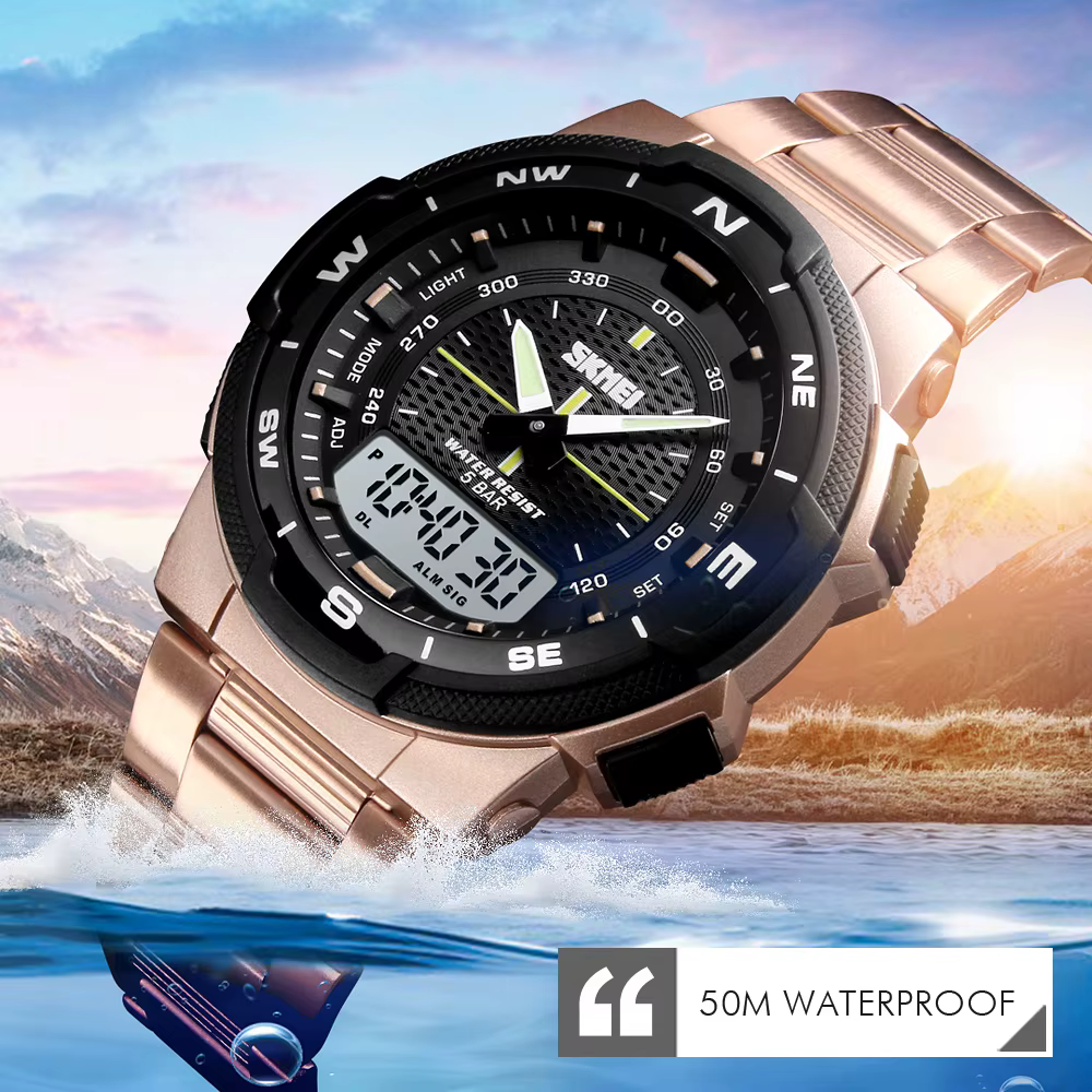 2025 hommes montre haut de gamme de luxe affaires étanche montre-bracelet