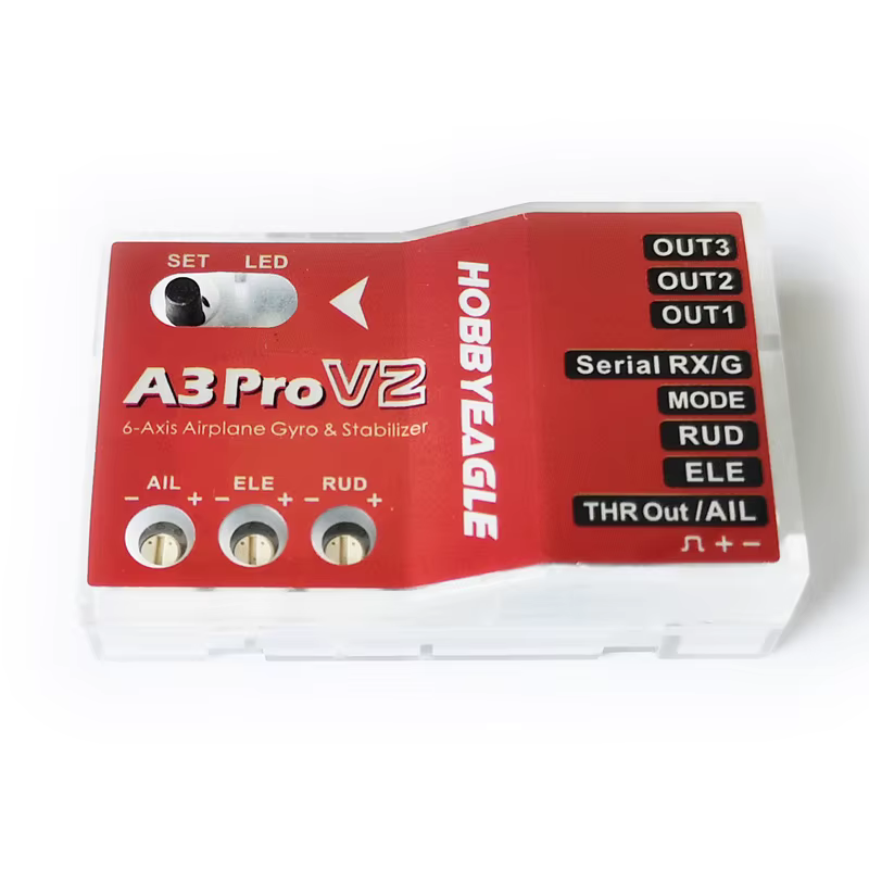HobbyEagle A3 Pro / A3 Pro V2 avion RC contrôleur de vol système stabilisateur gyroscope pour avion RC hélicoptère à voilure fixe