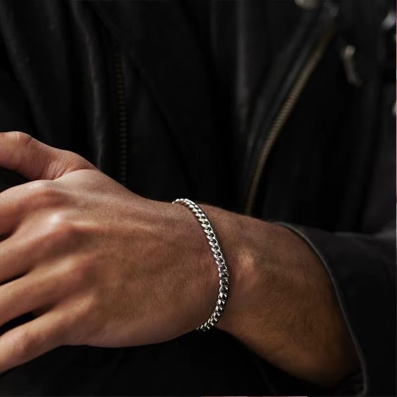 Vnox 3-11mm gros Miami gourmette chaîne Bracelet pour hommes