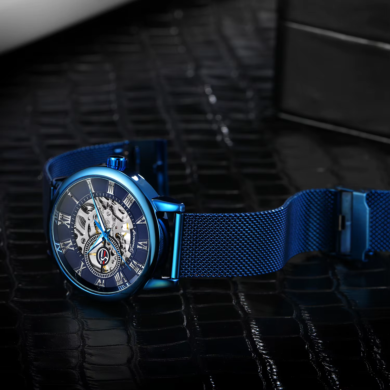 Forsining – montre squelette mécanique étanche 3ATM pour hommes