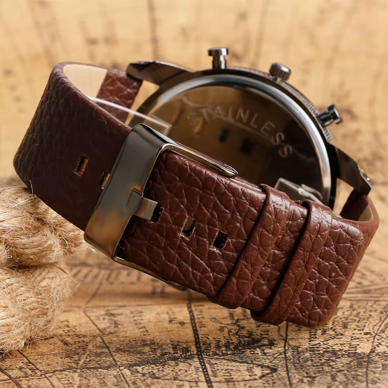 Sport grandes affaires montres hommes horloge Locomotive armée rétro noir montre à Quartz Style Relogio Masculino Relojes Hombre