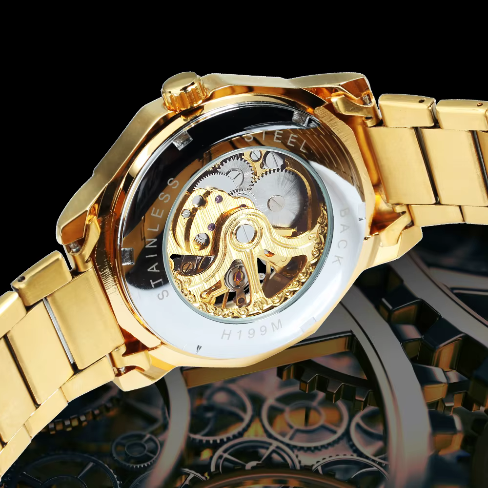 WINNER – montre mécanique squelette de luxe pour hommes