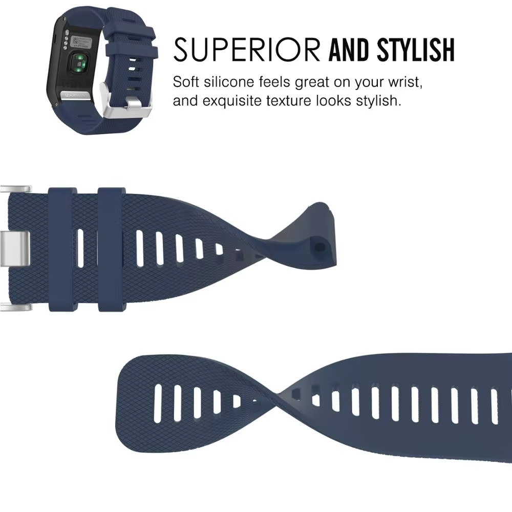 Bracelets de montre de résubdivision pour Garmin Vivoactive HR, bracelet en silicone souple, bracelet, accessoires intelligents