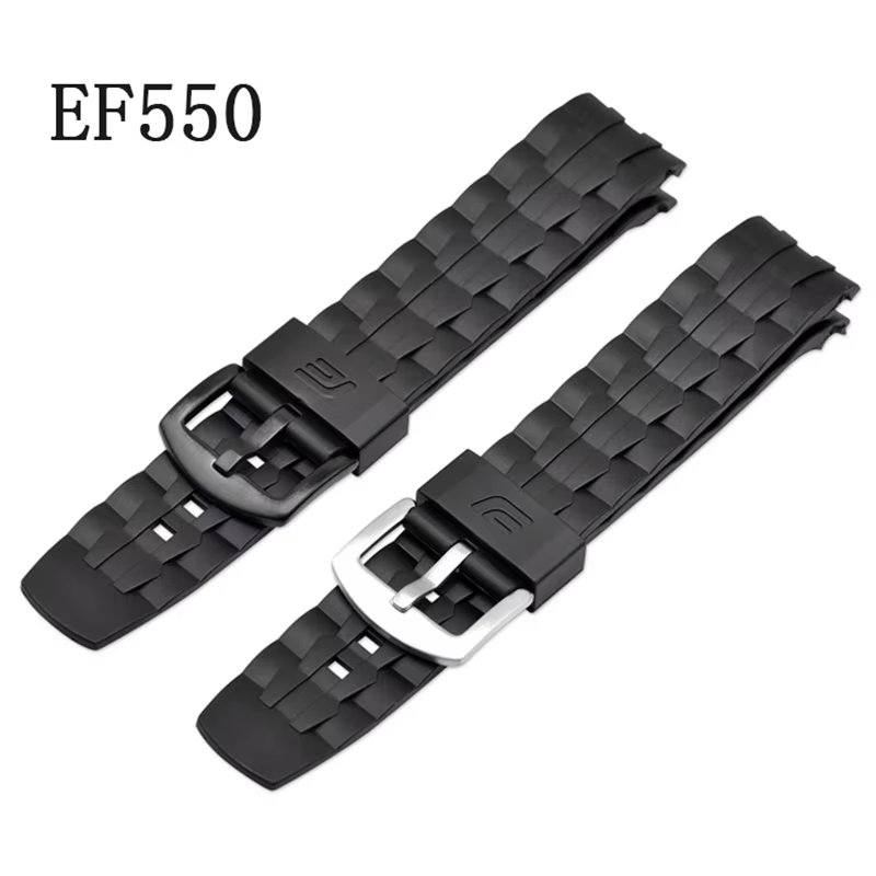 Pour Casio Edifice série Bracelet EF-550/EF523 bracelets de montre en caoutchouc