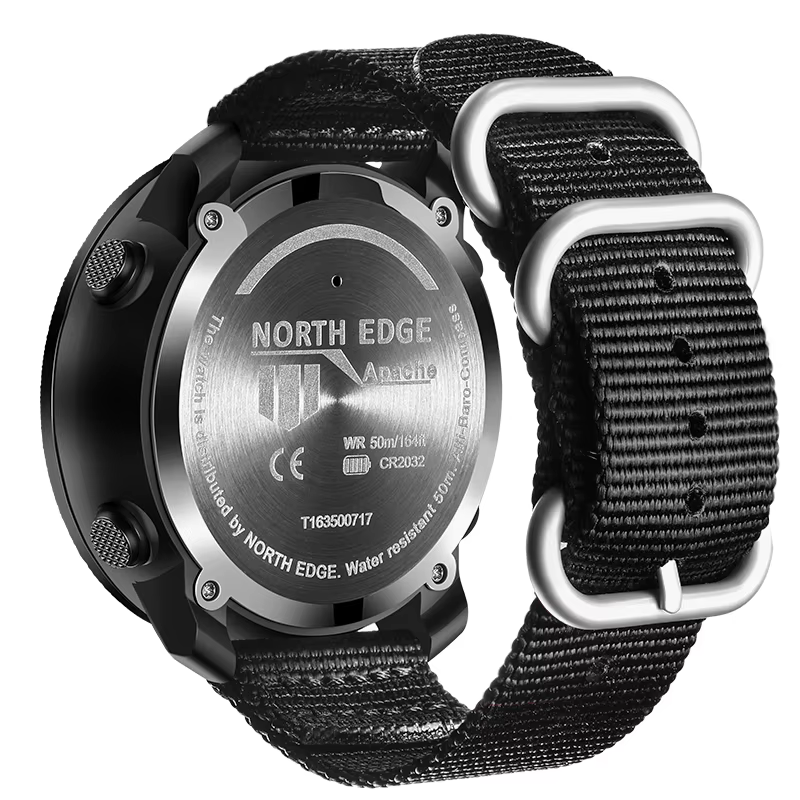 NORTH EDGE APACHE montre intelligente pour hommes altimètre baromètre boussole armée militaire Smartwatch natation course horloge étanche 50m