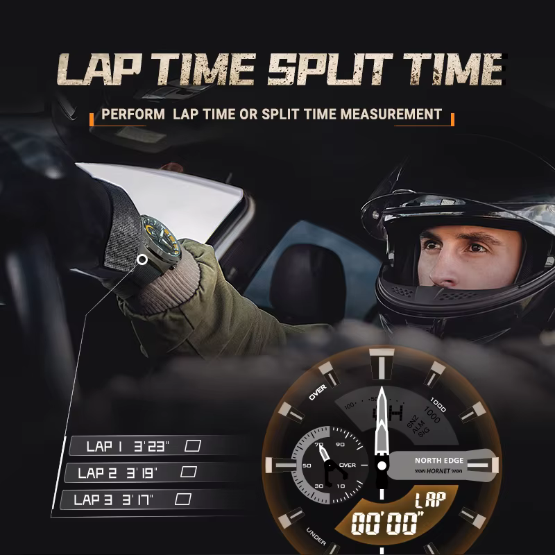 NORTH EDGE – montre numérique HORNET pour hommes