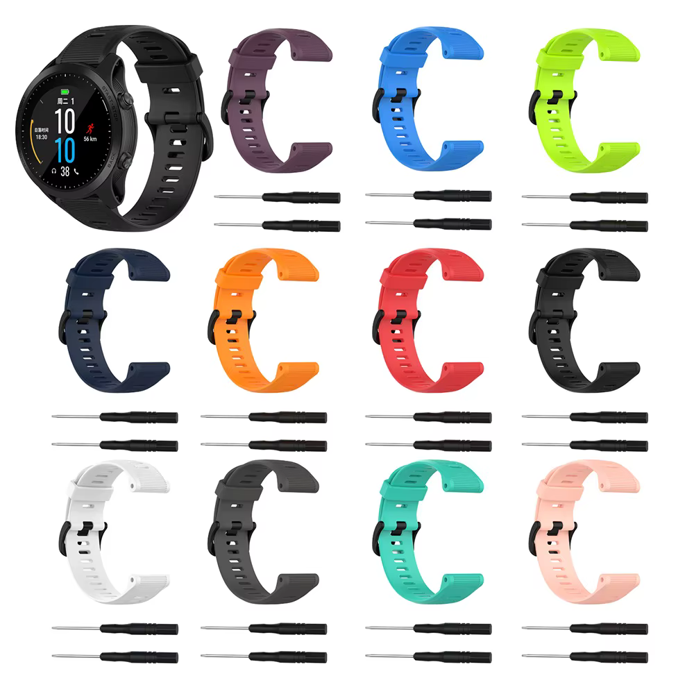 Bracelet de montre en Silicone souple