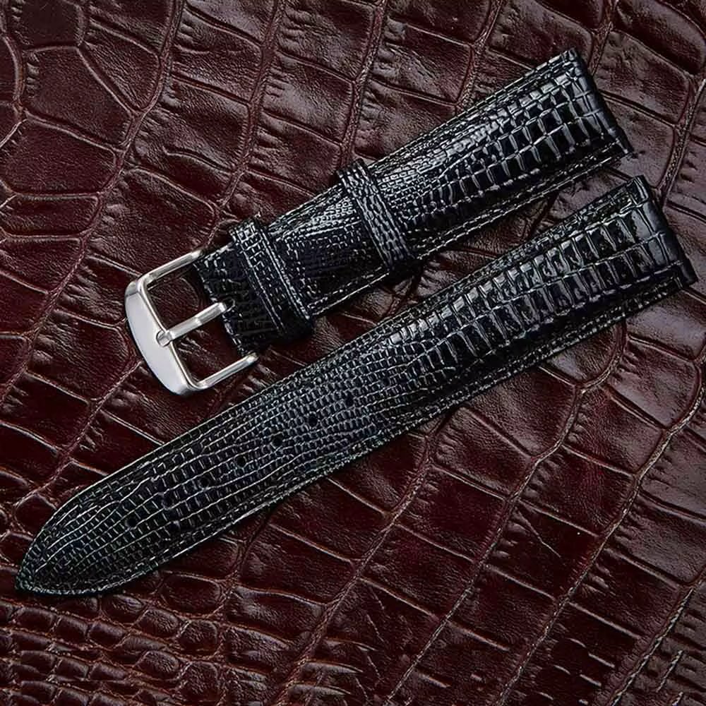 Bracelet de montre en cuir Texture lézard