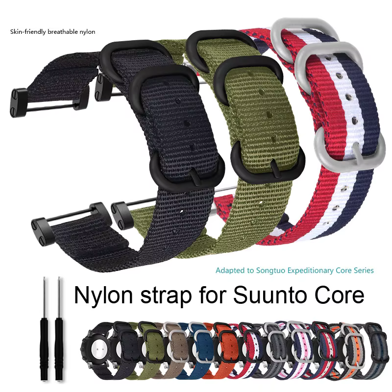 Bracelet de rechange en Nylon pour Suunto Core