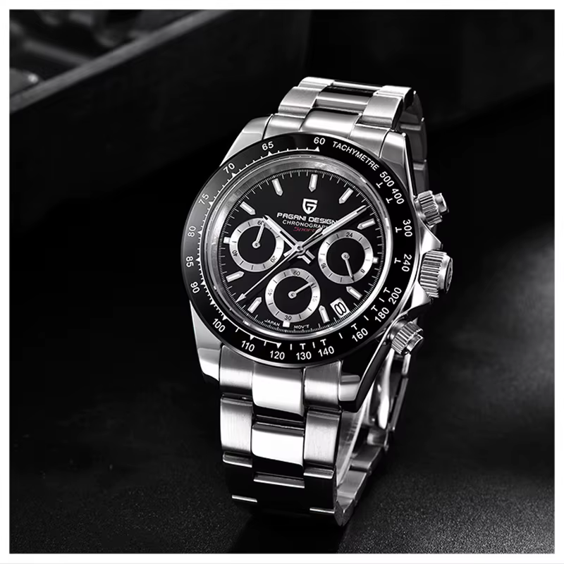 Nouvelle montre-bracelet de luxe à quartz PAGANI DESIGN Chronographe 2026 pour homme