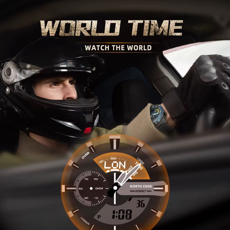 NORTH EDGE – montre numérique HORNET pour hommes