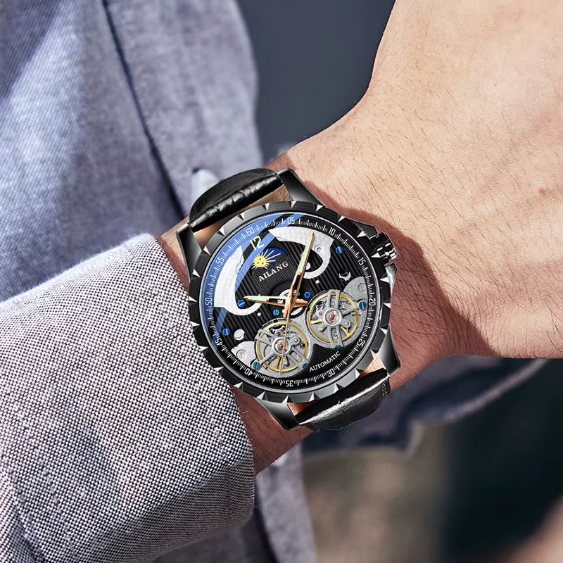 AILANG 2019 Nouvelle Montre Homme Authentique Mécanique Automatique Étanche pour Affaires