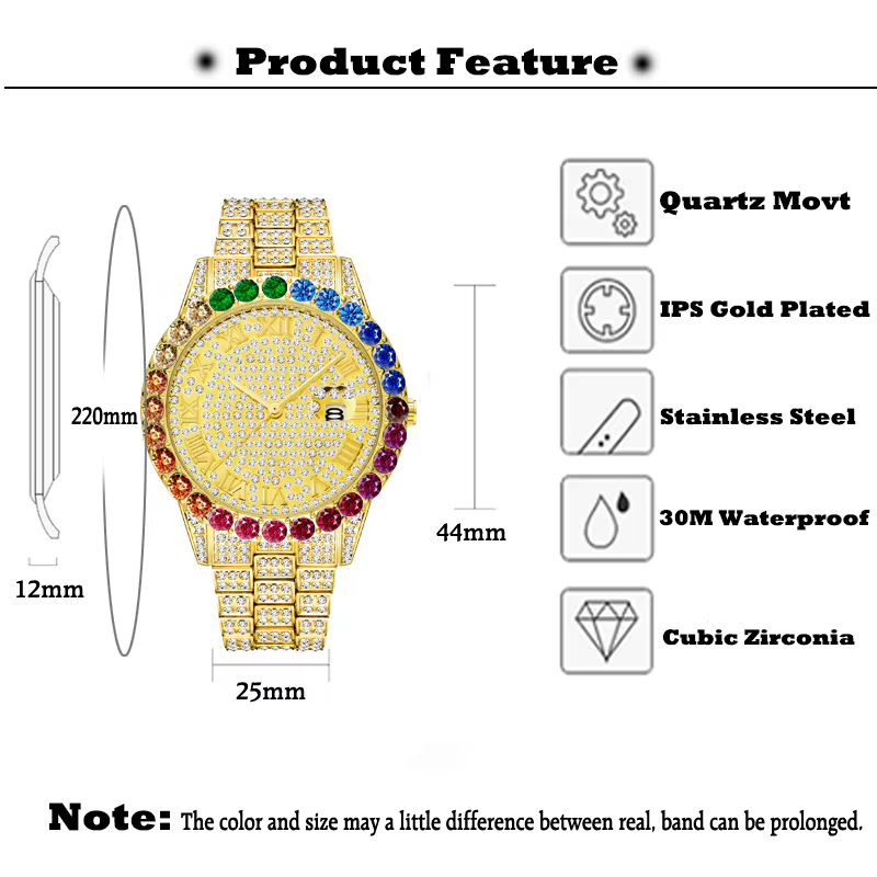 MISSFOX – Montre de Luxe pour hommes