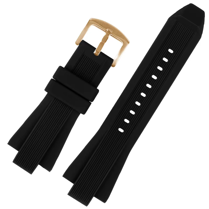 Bracelet de montre en caoutchouc Silicone pour hommes