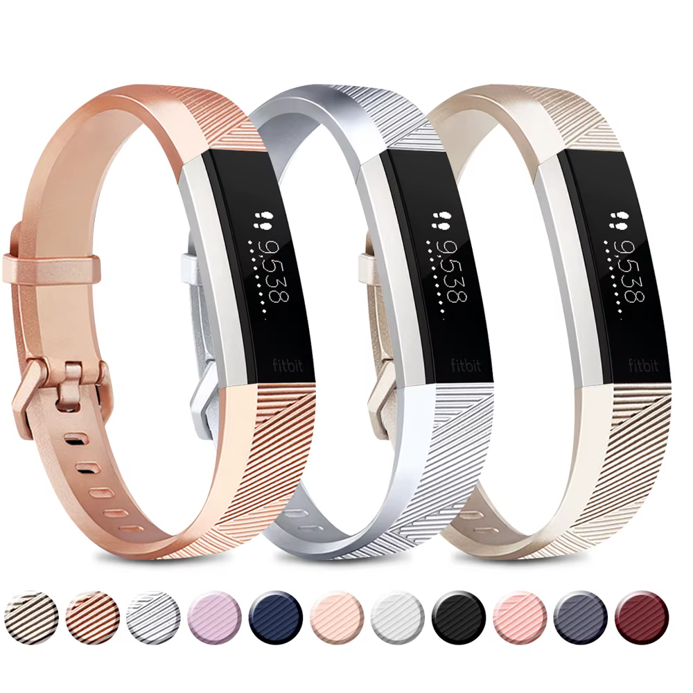 Bracelet réglable en Silicone souple de haute qualité pour Fitbit Alta HR