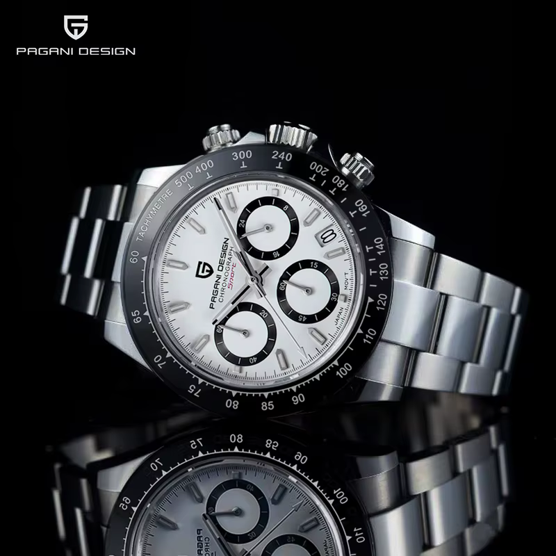 Nouvelle montre-bracelet de luxe à quartz PAGANI DESIGN Chronographe 2026 pour homme