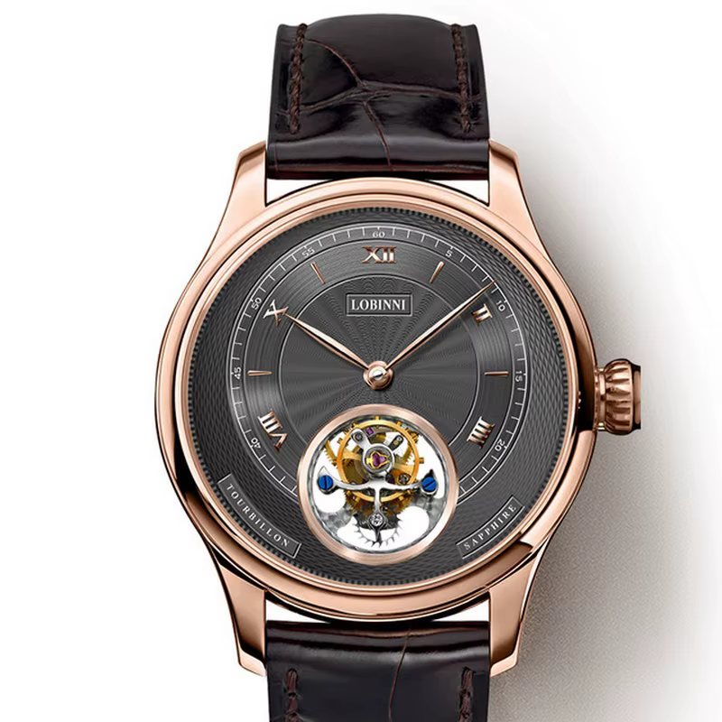 Tourbillion montre de luxe hommes