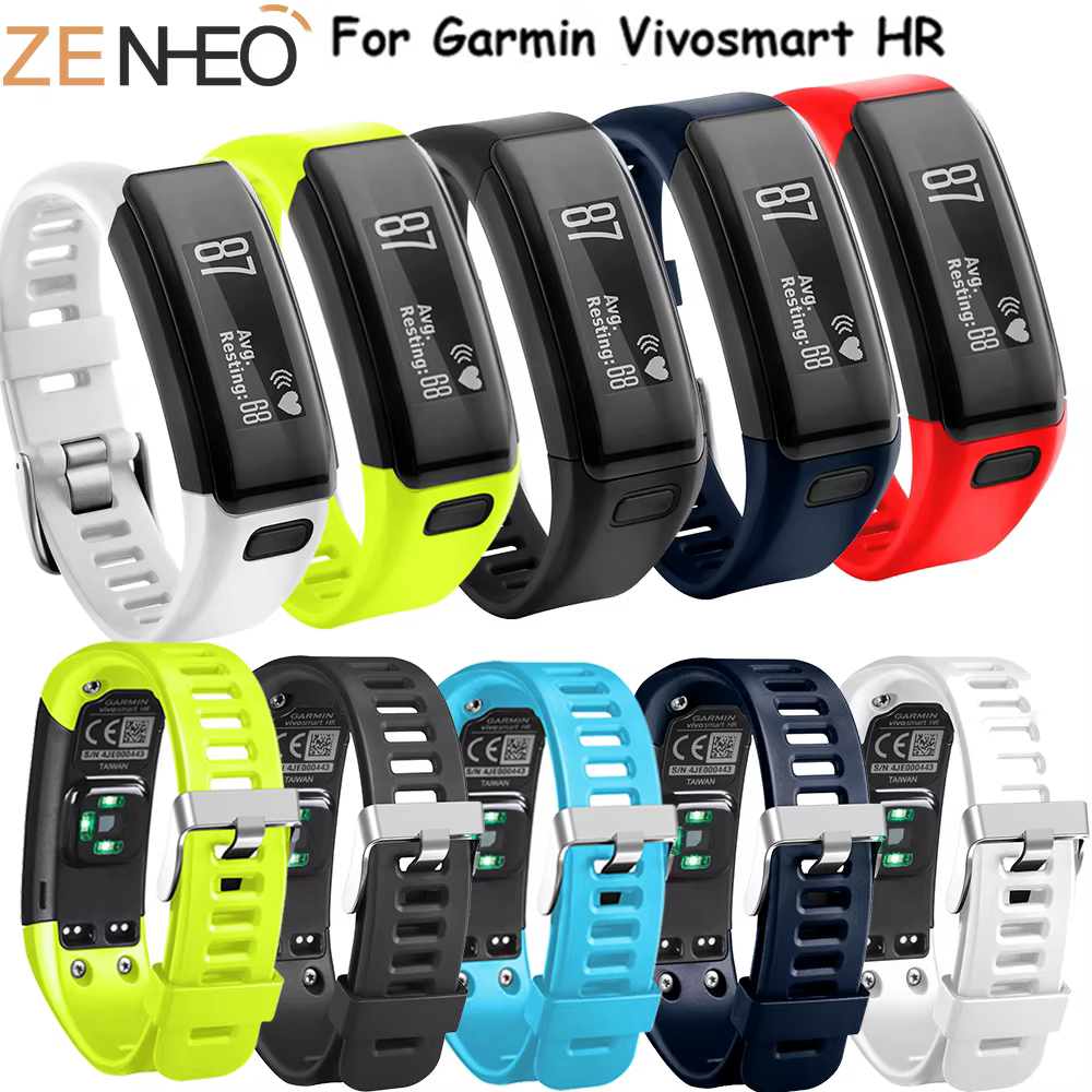 Bracelet de rechange en Silicone pour montre Garmin Vivosmart HR, accessoire