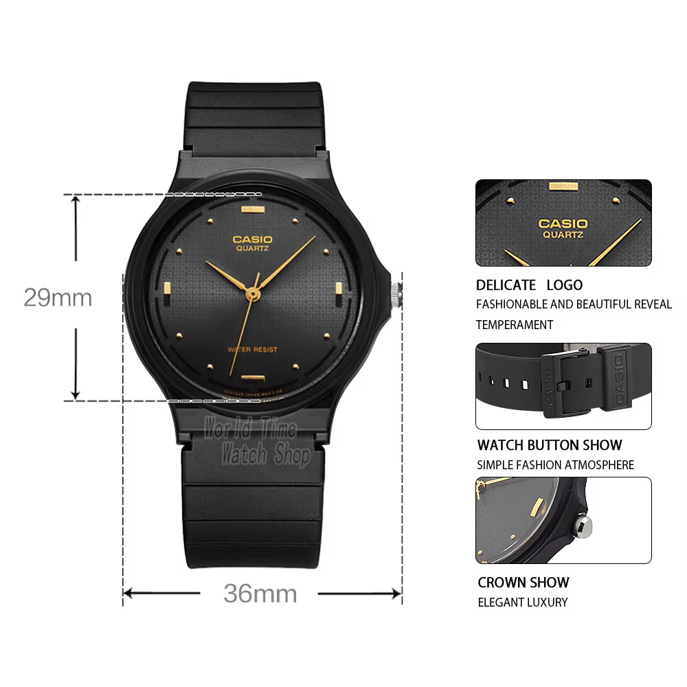 Casio montre hommes top marque de luxe ensemble 30m