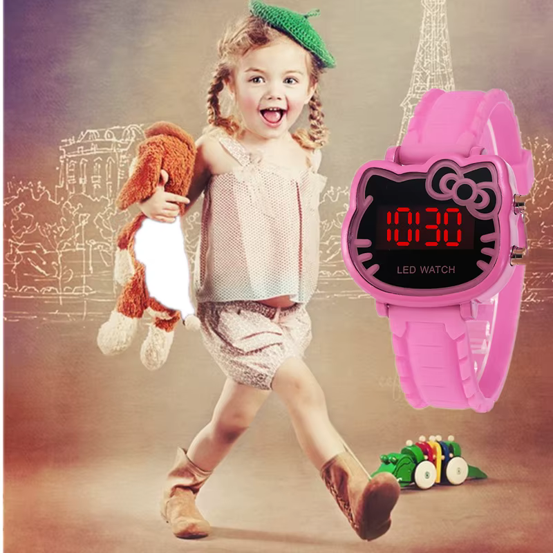 Montre étanche KT Cat pour enfants