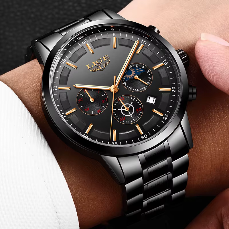 LIGE 2025 mode hommes montres haut de gamme montre d'affaires de luxe