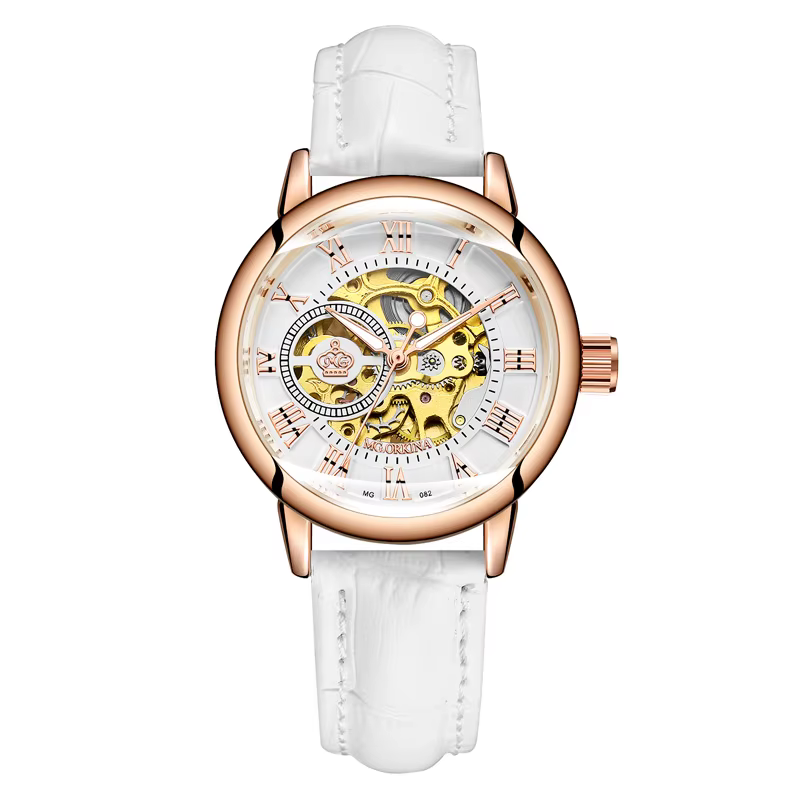 Nouvelle mode marque de luxe squelette femmes montres mécaniques Femme horloge automatique auto-vent