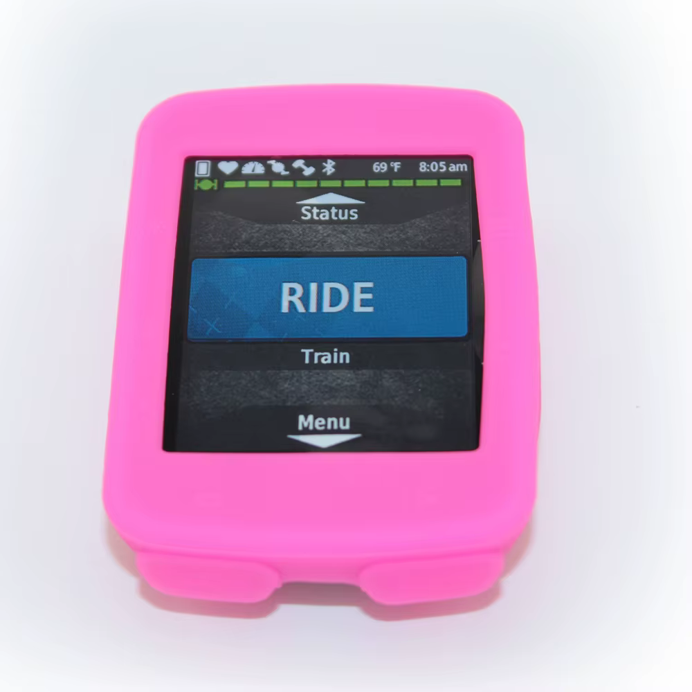 Juste de protection en silicone et caoutchouc pour ordinateur de vélo Garmin Edge 520