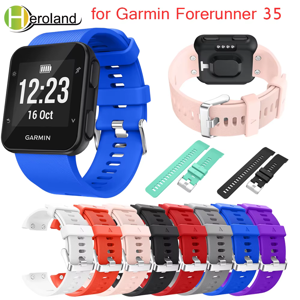 Bracelet de remplacement coloré pour Garmin Forerunner 35/30