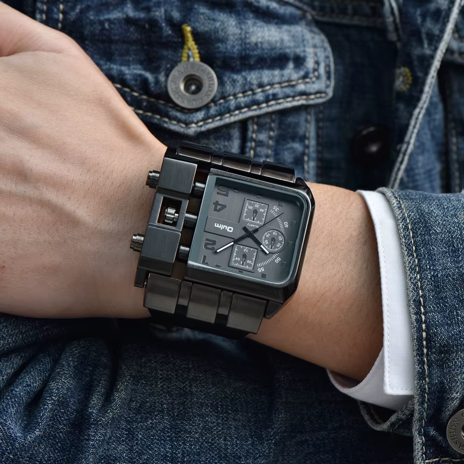 Oulm-Montre de sport unique pour homme