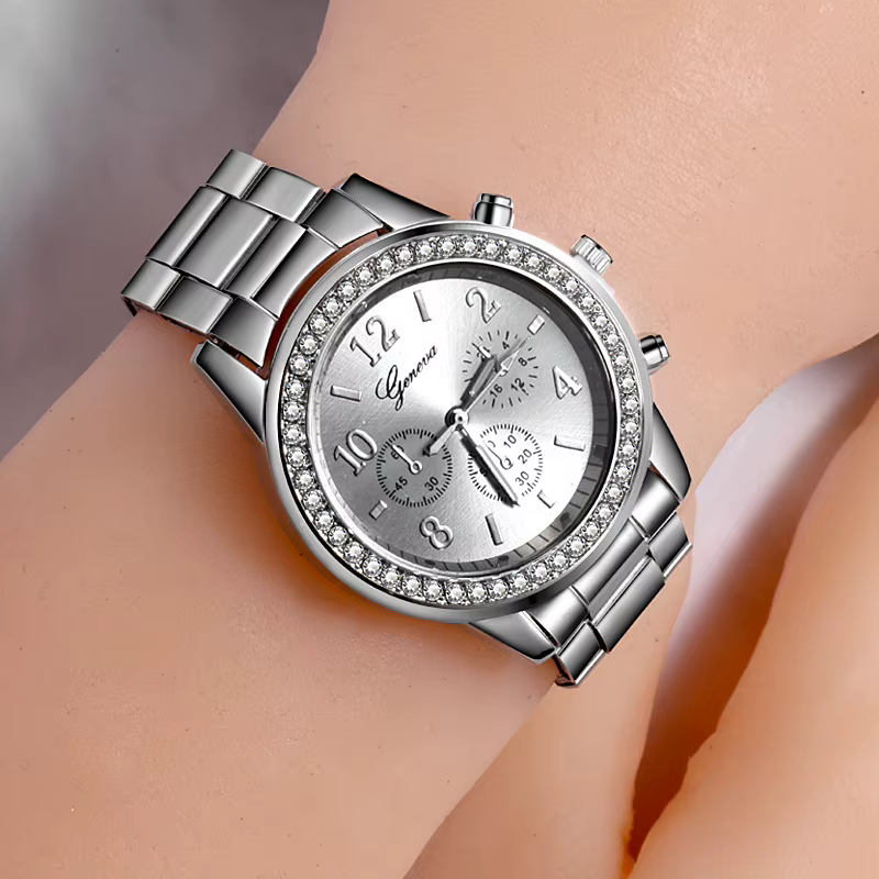 Montres pour femmes genève classique luxe Montre strass