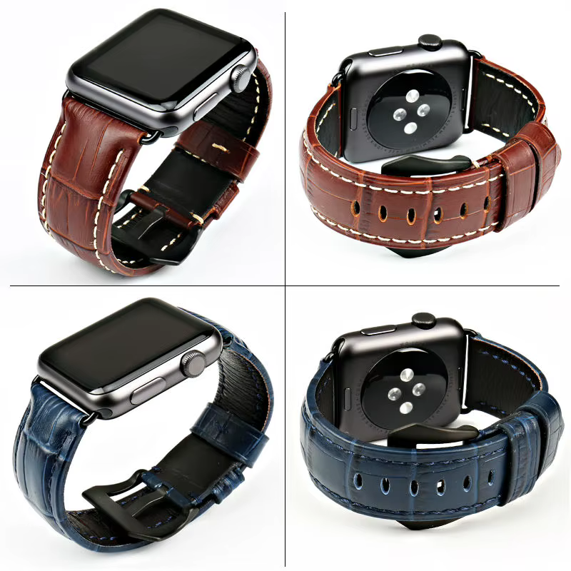 MAIKES – bracelets de montre en cuir de vache véritable