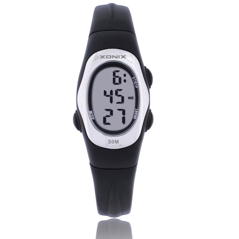 XONIX nouvelle mode femmes étudiant sport montres étanche 50m dames gelée alarme numérique natation plongée main Montre Femme AP