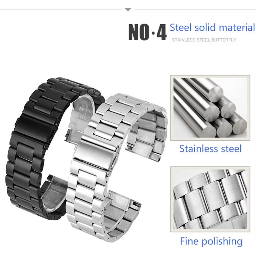 Bracelet de montre en acier inoxydable