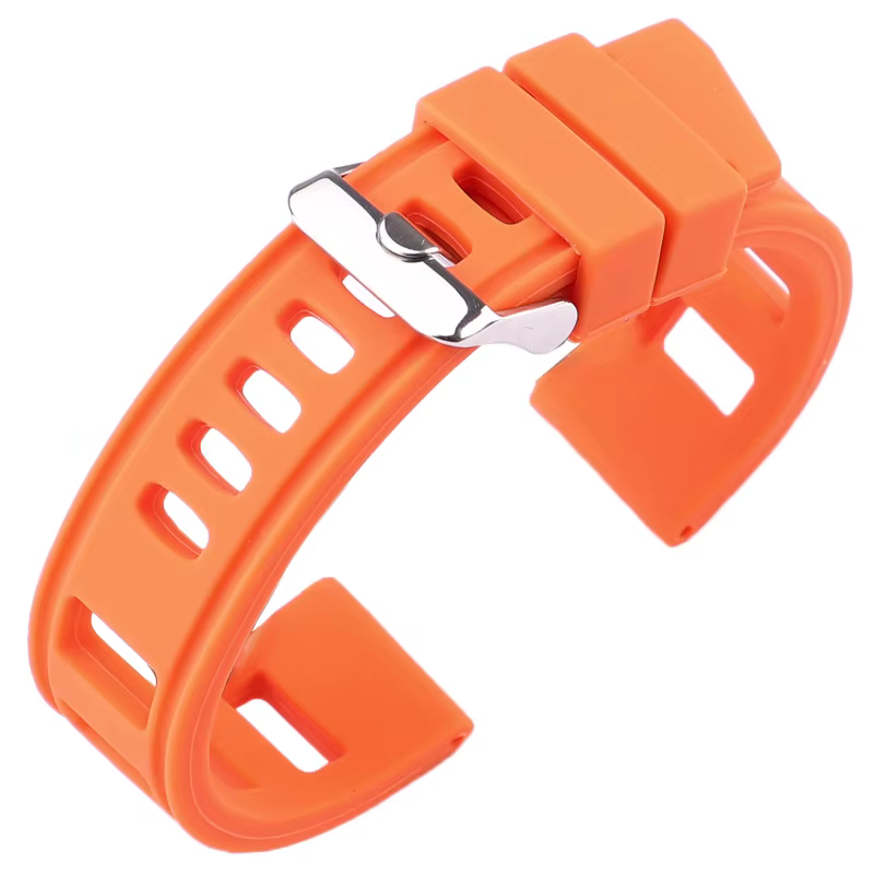 Bracelets de montre en caoutchouc Bracelet 20mm 22mm Orange bleu noir femmes hommes